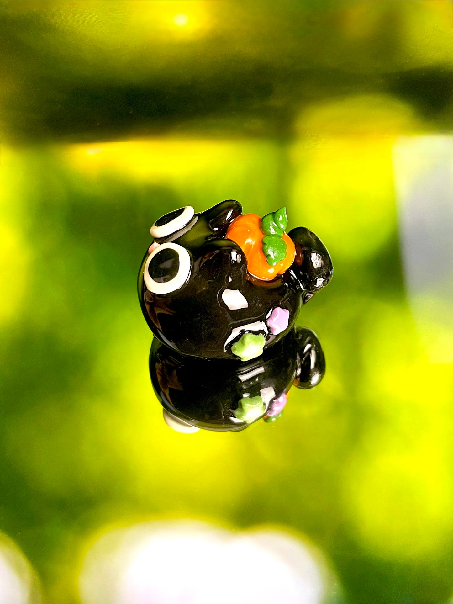 Pudge - Pumpkin Cat Desk Buddy