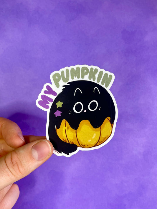 Pumpkin Pudge - My Pumpkin - Art Sticker