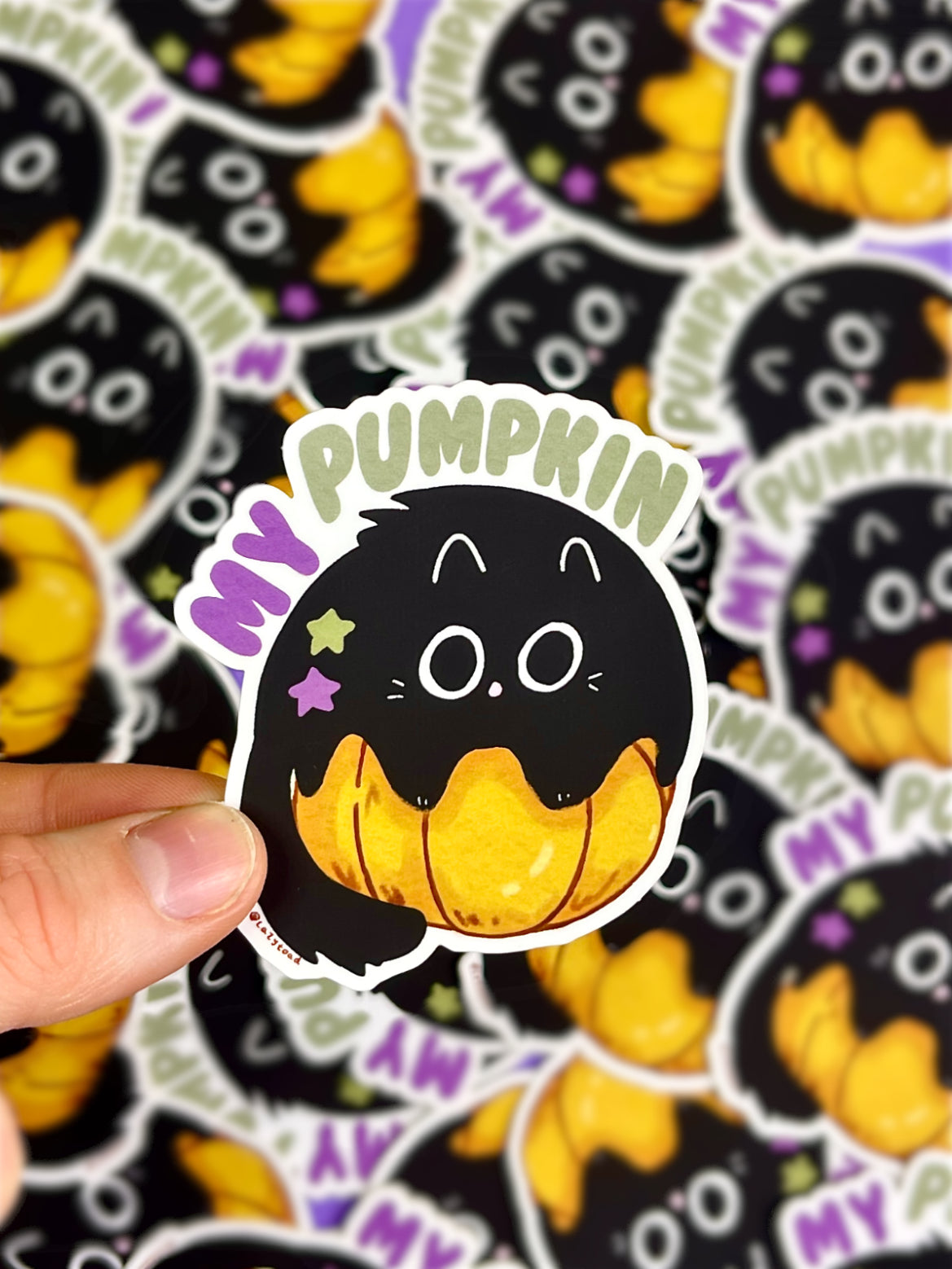 Pumpkin Pudge - My Pumpkin - Art Sticker